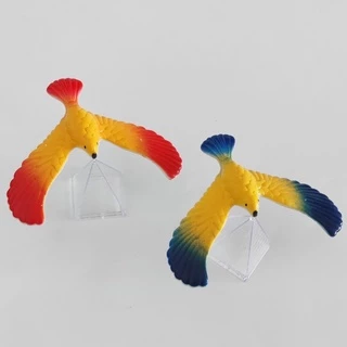 นกจำลอง คละสี นกของเล่น นก3D พร้อมส่ง