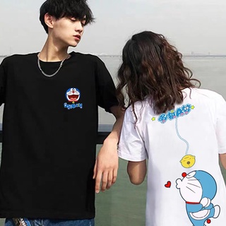 **พร้อมส่ง** เสื้อยืดแขนสั้น พิมพ์ลายการ์ตูนโดราเอมอนเบลล์ โอเวอร์ไซซ์ พลัสไซซ์ แฟชั่นสําหรับผู้ชาย และผู้หญิงเสื้อยืดอิ