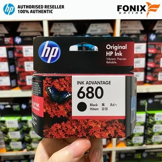 หมึกพิมพ์แแท้ HP 680 Black Original Ink Advantage Cartridge (F6V27AA)