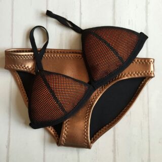 Sexy neoprene bikini set