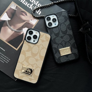 เคสโทรศัพท์มือถือหนัง ลาย Coach หรูหรา สําหรับ iPhone 14 14 Pro 14 Pro Max 11 12 Pro 13 Pro Max 13 Pro 12 Pro Max