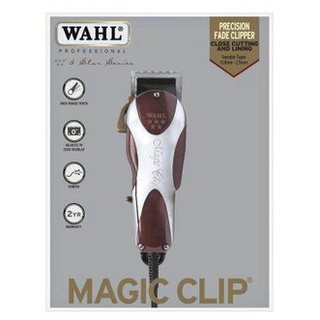 ปัตตาเลี่ยน WAHL MAGIC CLIP 5 star V5000 มีสาย เครื่องแน่น แข็งแรง ทนทาน เสียงเงียบ ใช้งานง่าย มีใบรับประกัน ของแท้100% แบตตาเลี่ยน แบตเตอร์เลี่ยน ตัดผม ที่ตัดผม (ดีกว่ารุ่น Pro Basic) ฟันเฟด รองฟัน 8 เบอร์