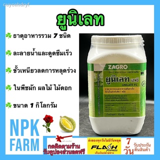 ยูนิเลท ขนาด 1 กิโลกรัม ผงจุลธาตุคีเลตรวมธาตุอาหารรอง+เสริม 7 ชนิด สำหรับพืชทุกชนิด ที่ขาดธาตุอาหาร ทำให้ ใบเขียว ต้นงาม