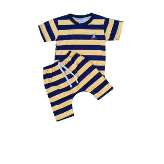 โปรโมชั่น : เหลือ 45.- เก็บโค้ดหน้าร้านโค้ดDETJAN30 ชุดเซต เสื้อกางเกง ลายเส้นแบบใหญ่