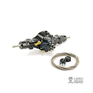 LESU โลหะเพลาล้อหลัง Differential Lock สีดำ สำหรับ 1/14 รถบรรทุก Tamiya (Q-9003)