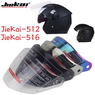 หมวกกันน็อค แบบเต็มใบ เลนส์รถจักรยานยนต์ สําหรับ JK-512 JK-516 4 สี