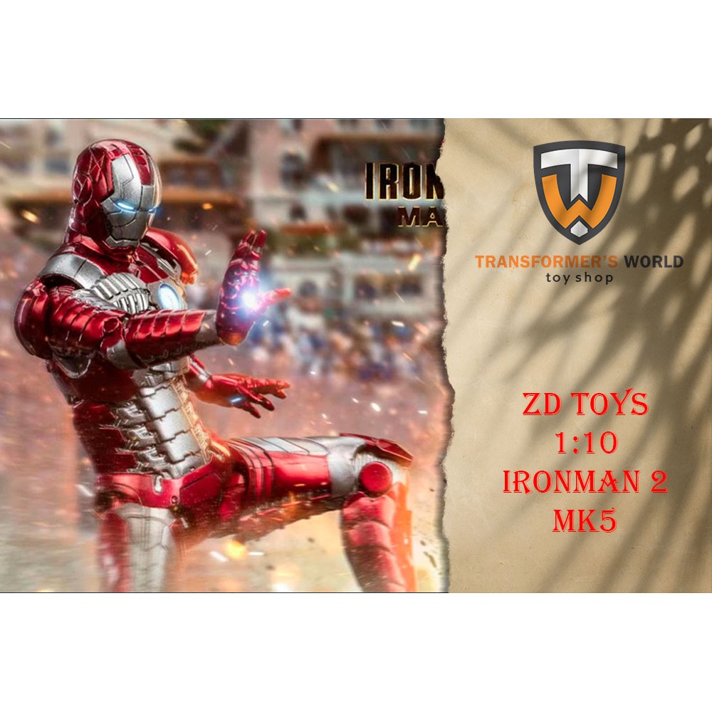 ZhongDong ZD Toys Zdtoys Iron Man Mark V (MK5) รุ่น 1:10 Scale