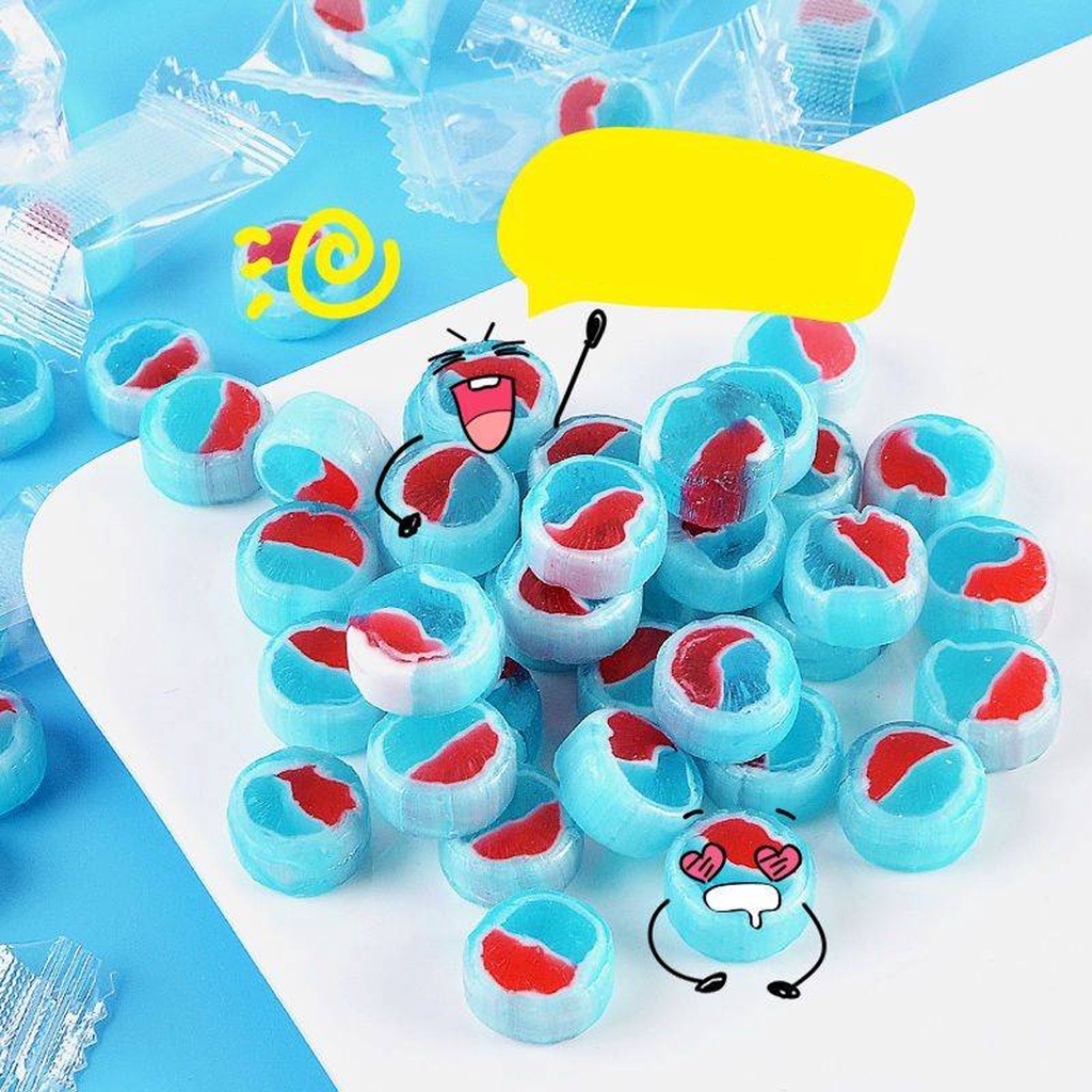 ลูกอม ลูกอมตัด 1 บาท (1เม็ด/1.8กรัม) ลูกอมตัดเม็ด Candy Crush handmade รส Pepsi ลูกอมตัดเม็ดหลากสี อ