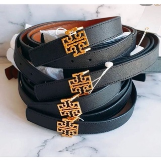 TORYBURCH REVERSIBLE  LOGO BELT 1"