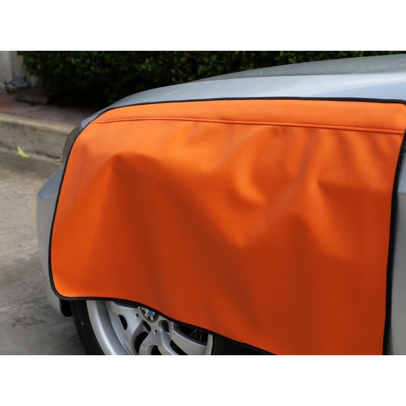 ผ้าคลุมแก้มรถยนต์ ผ้าคลุมกันเปื้อนซ่อมรถยนต์ ส่งจากไทย วัสดุ PVC  หนา 0.6-0.7 mm.