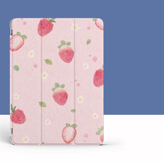 เคสหนัง ฝาพับ พร้อมช่องใส่ปากกา สีเขียว สําหรับ cas 8 11Pro GEN7 garden book mini6 Air5 10.2 9 ipad 2021