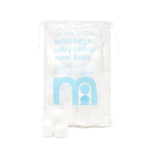 mothercare all we know extra-large baby cotton wool balls - 60 pack DA364 สำลีก้อน