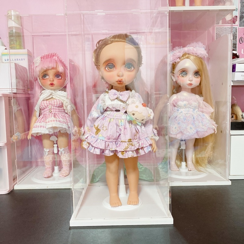 กล่องอะคริลิคใส สำหรับตุ๊กตา Disney Animator Doll 16 นิ้ว แบบประกอบเอง Acrylic Box