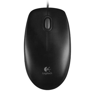 LOGITECH MOUSE(เมาส์) รุ่น M100R USB OPTICAL (BLACK) - รับประกัน 3 Y aDmE