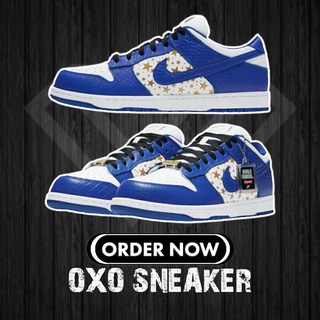 SUPREME X NIKE SB DUNK LOW HYPER ROYAL BLUE white blue