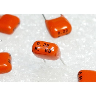 Pilkor MKT (ราคา 10ตัว) 0.22uf 224 224k  220nf 63v Metal Film Capacitor  ตัวเก็บประจุ คาปาซิเตอร์