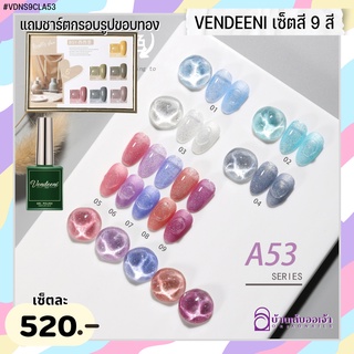 VENDEENI เซ็ทสี9สีเจล A53 แถมชาร์ต+เล็บ