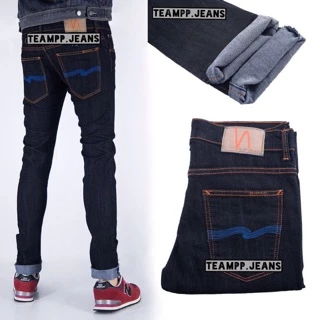 Slim-fit Denim รวมรุ่นฮิต กางเกงยีนส์ขายาวชาย ทรงสลิมฟิต ผ้ายืด ใส่สบาย เป้ากระดุม Size 28-36 รับชำระปลาายทาง