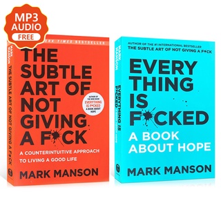 หนังสือคําพูดศิลปะแห่งแรงบันดาลใจของชาวเวอร์ชั่น A F * ck Mark Manson Everything Is F * cked: A Book เกี่ยวกับวรรณกรรมต่างประเทศ