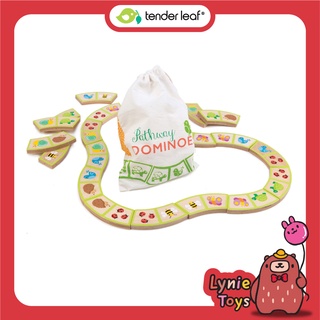 Tender Leaf Toys ของเล่นไม้ ของเล่นเสริมพัฒนาการ โดมิโน่ในสวน Garden Path Dominoes