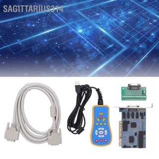 Sagittarius314 การ์ดควบคุม Pci 3 แกน พร้อมชุดล้อมือ Usb สําหรับเครื่องมิลลิ่งเราเตอร์ Cnc