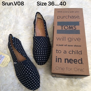 Toms รองเท้าผ้าใบผู้หญิงแบบสวม