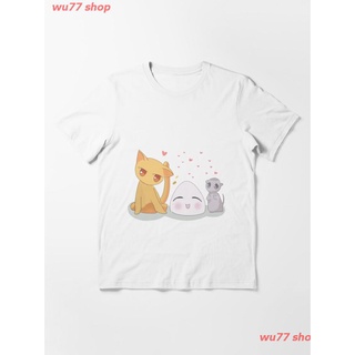 New Fruit Basket Cat Mouse Anime Kyō Yuki Onigiri T-Shirt เสื้อยืดพิมพ์ลาย เสื้อยืดลายการ์ตูนญี่ปุ่น คอกลมแฟชั่น เสื้อยื