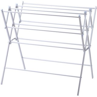 ราวตากผ้า ราวพาดผ้าอะลูมิเนียม PLIM 11 เส้น อุปกรณ์ตากผ้า ของใช้ภายในบ้าน TOWEL RACK ALUMINIUM FOLDABLE 11BAR PLIM