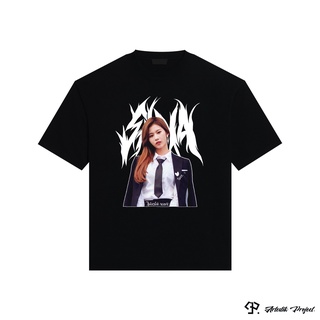 เสื้อยืดคอกลมเสื้อยืด พิมพ์ลาย Twice Metal Version SANAS-4XL