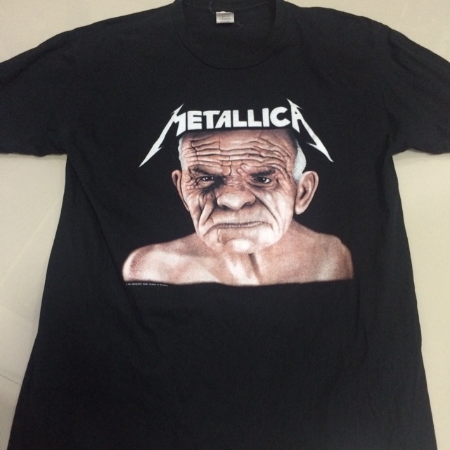 เสื้อยืดวง Metallica มือสอง