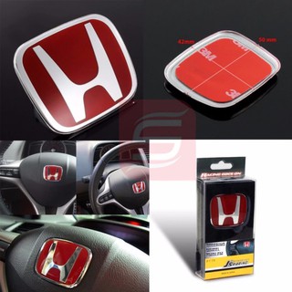 Honda โลโก้ พวงมาลัย สีแดง สำหรับ ฮอนด้า