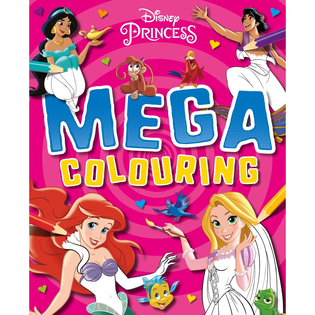 หนังสือ Princess Mega Disney Colouring พร้อม 160 หน้า