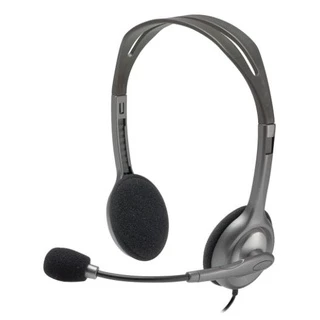 Logitech H111 Stereo Headset Singlepin (หูฟัง) Jack 3.5 MM (Jack เดี่ยว) ของแท้