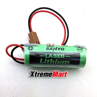 แบตเตอรี่ Sanyo CR17450SE-R CR17450 3V 2000mAh (มีตัวต้านทาน) Li-ion PLC Industrial Battery (ก้อนละ)