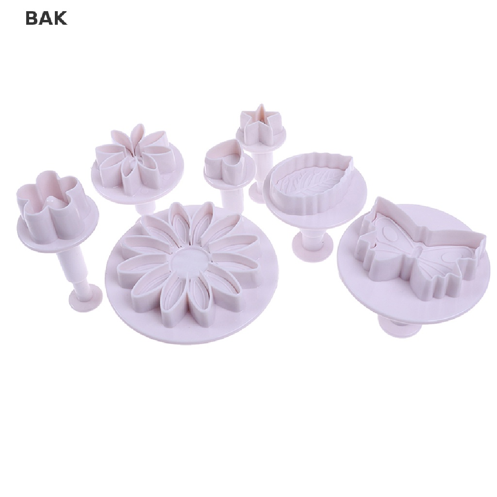 BAK พลาสติกดอกไม้ F Ondant เค้กเครื่องมือ Sugar Craft Plunger เครื่องตัดเบเกอรี่แม่พิมพ์ - รูปที่ 2