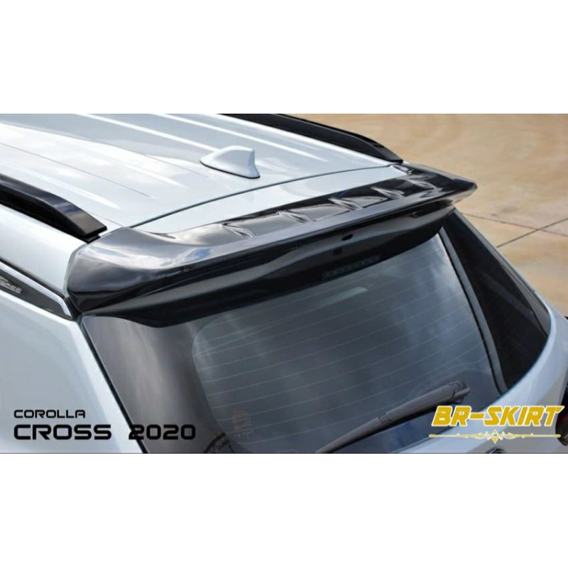 🔹️สปอยเลอร์ Toyota Corolla Cross รุ่น V.2 สีดำเงา🔹️