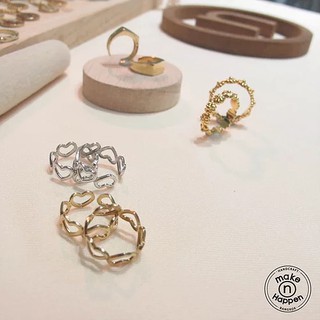 make_n_happen แหวน Joint ring stering silver 925 รหัส 022