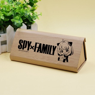 Spy X Family เคสแว่นตากันแดด ทรงสามเหลี่ยม พับได้ สําหรับเก็บแว่นตา Twilight Anya Forger