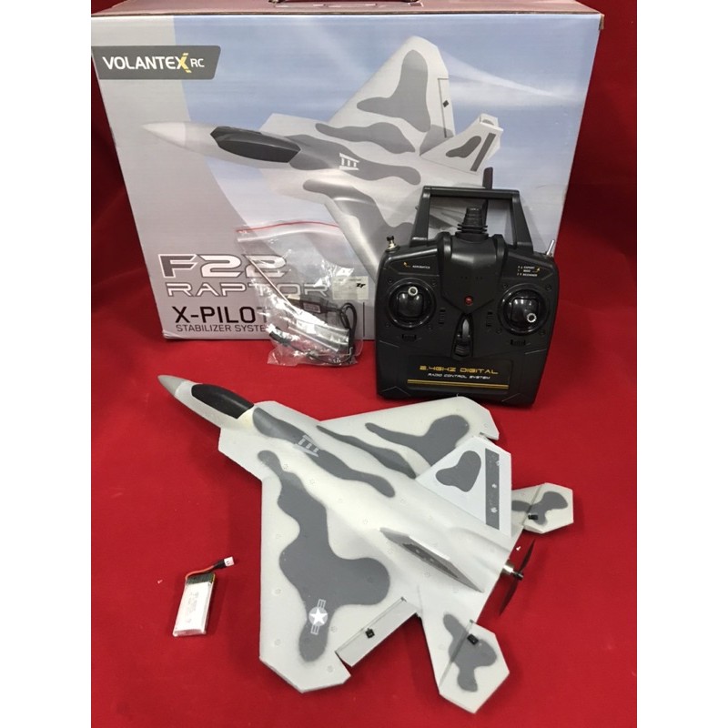เครื่องบินวิทยุ เครื่องบินรบบังคับ F22 Raptor 4ch