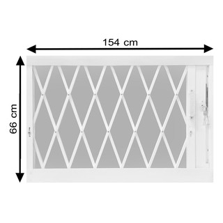 เหล็กดัด หน้าต่างนิรภัยสำเร็จรูป S.D.BRILLIANT 102x66 ซม. อุปกรณ์เสริมประตูหน้าต่าง ประตู หน้าต่าง EXPANDABLE SECURITY B