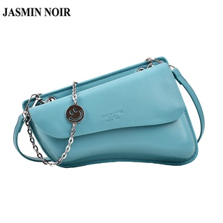 Jasmin NOIR กระเป๋าสะพายข้าง หนัง PU สายโซ่ สําหรับผู้หญิง