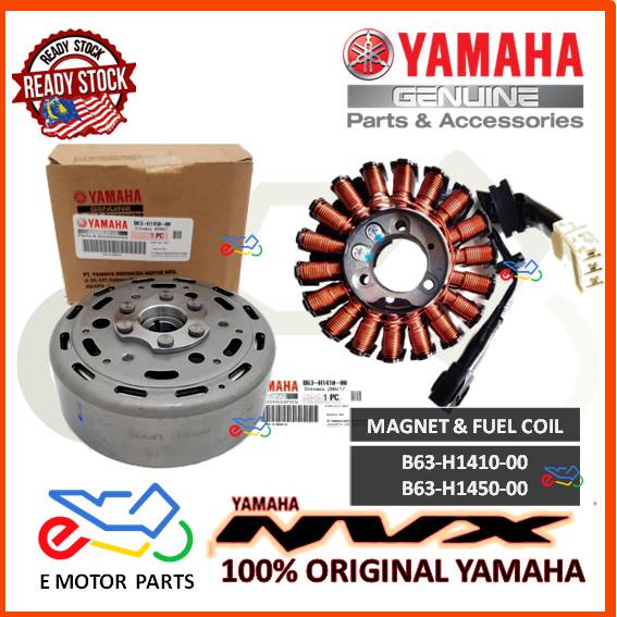 NVX FUEL COIL MAGNET AEROX NVX155 STATOR โรเตอร์ YAMAHA - B63-H14500-00 B63-H1410-00