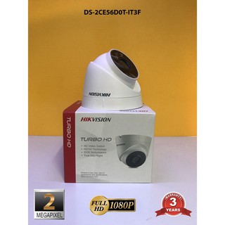 กล้อง HIKVISION CCTV 2.8mm HDTVI HIKVISION#DS-2CE56D0T-IT3F รับประกัน 3 ปี