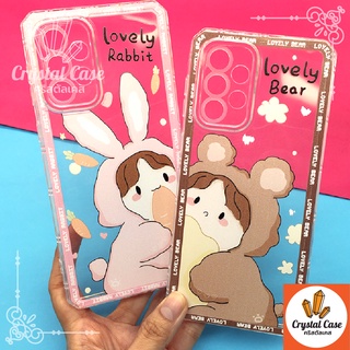 เคสมือถือซิลิโคน Samsung A13 A23 A33 5g A53 5g A73 5g TPU นิ่มใสกันกล้อง มุมตัด ลายน่ารัก .