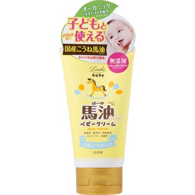 Loshi Baby Horse Oil Baby Cream 100g / Bayu / Organic jojoba oil / Skin Cream / Skin care / ROLAND / ส่งตรงจากประเทศญี่ปุ่น