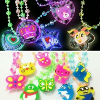 Party Light Up Flashing Cartoon Led Necklace ChildrenDay Birthday Gift Toy