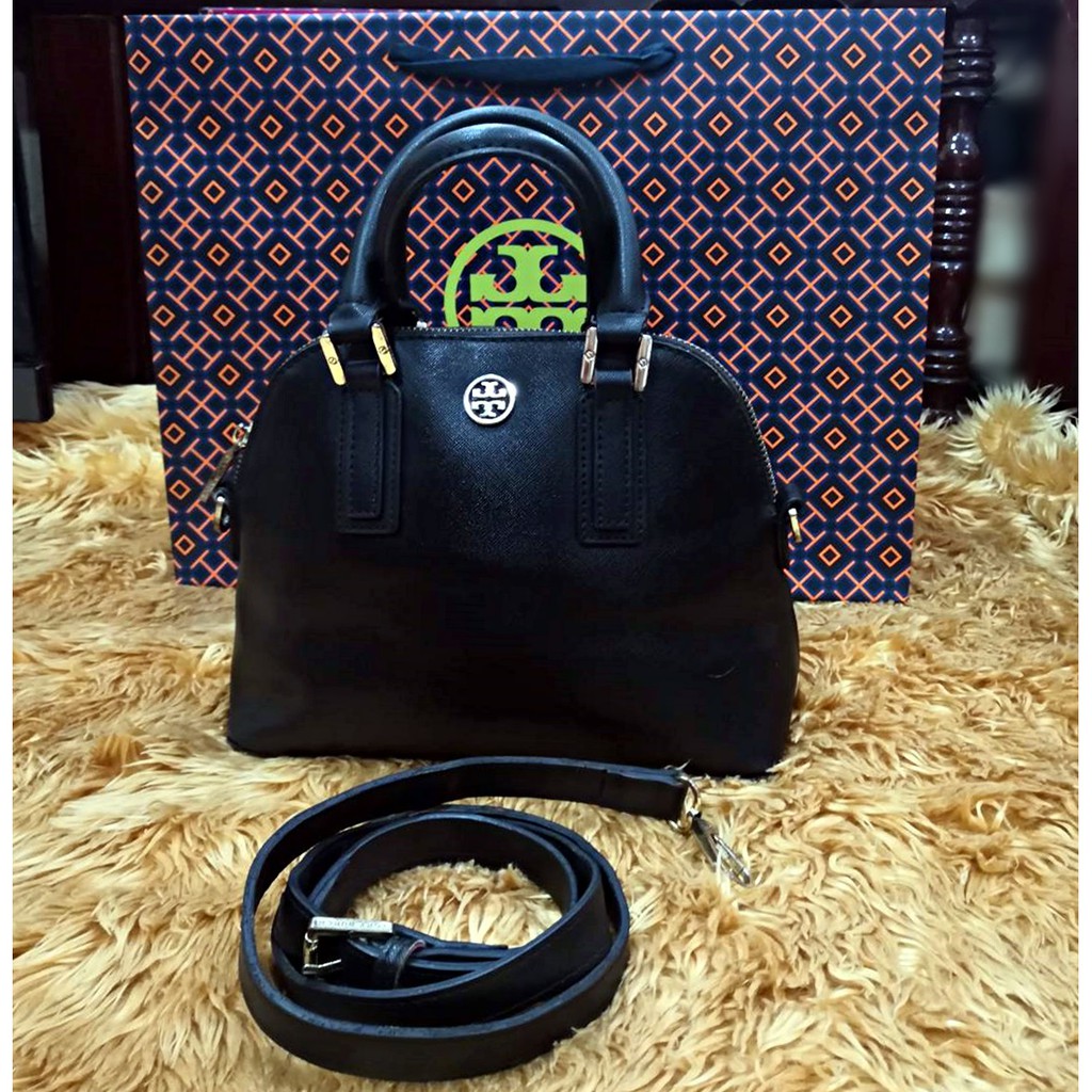 Tory Burch Robinson Mini Dome Satchel ของแท้พร้อมถุงกระดาษ สภาพดี | Shopee  Thailand