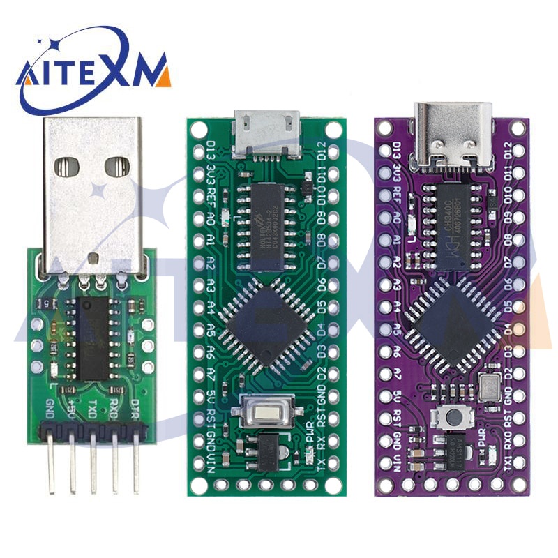 LGT8F328P-LQFP32 MiniEVB TYPE-C MICRO USB เปลี่ยน Nano V3.0 LGT8F328P HT42B534-1 SOP16