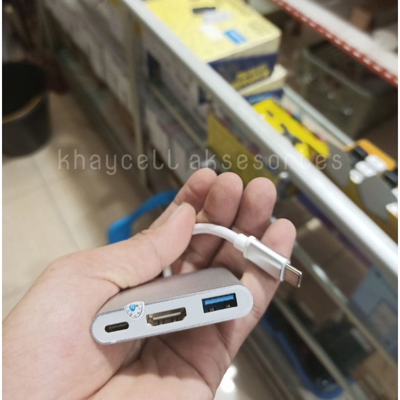 USB CONVERTER TYPE C เป็น HDMI USB C ถึง C สามารถใช้งานได้ AS A SMART ANDROID TV OTG
