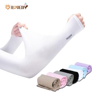 ผู้ชาย ผู้หญิง แขนยาวแบบบาง / Sun UV Protection ปลอกแขนระบาย…